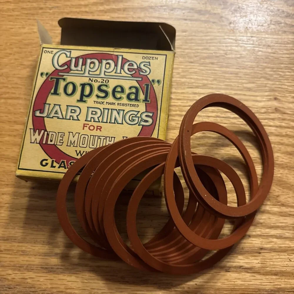 Vintage Boxes of Canning items Cupples Top Seal & BerNARdin Lids